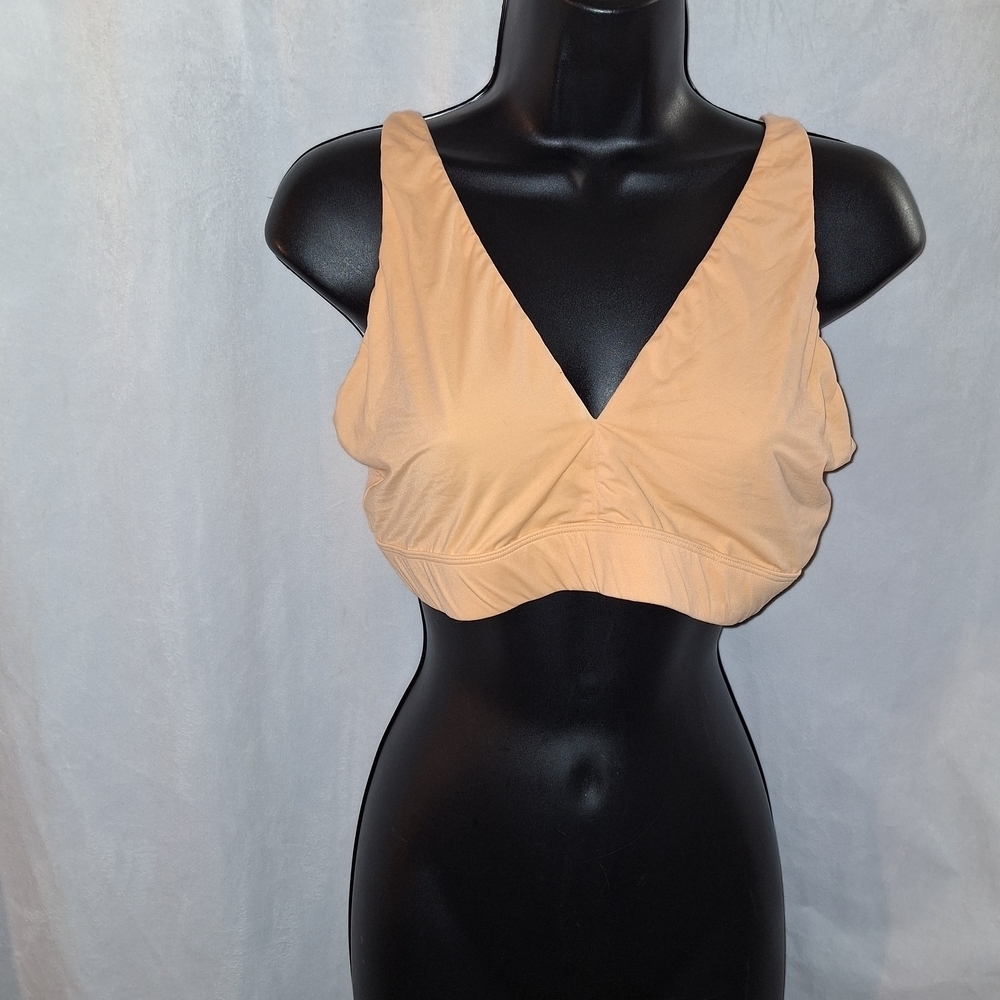 Orange Full Coverage Bra with Smooth Cups